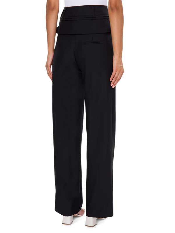 Double Belted Wool Pants