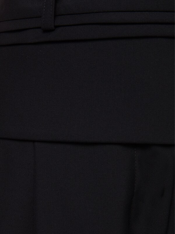 Double Belted Wool Pants