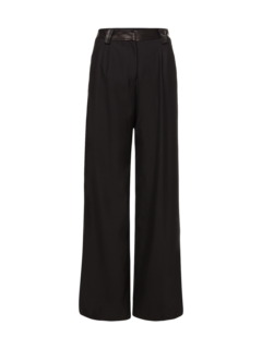 Leather Belted Pants