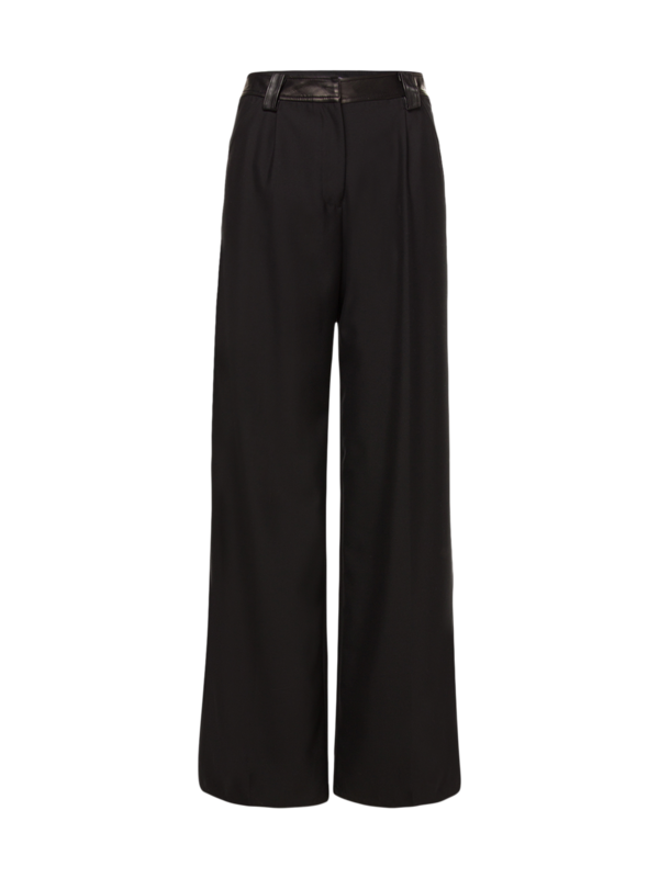 Leather Belted Pants