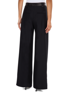 Leather Belted Pants