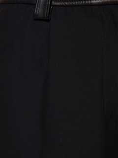 Leather Belted Pants