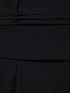 Double Belted Wool Shorts