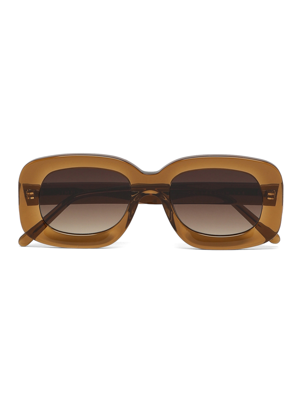 Brown Square Sunglasses