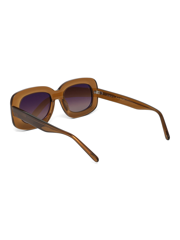 Brown Square Sunglasses