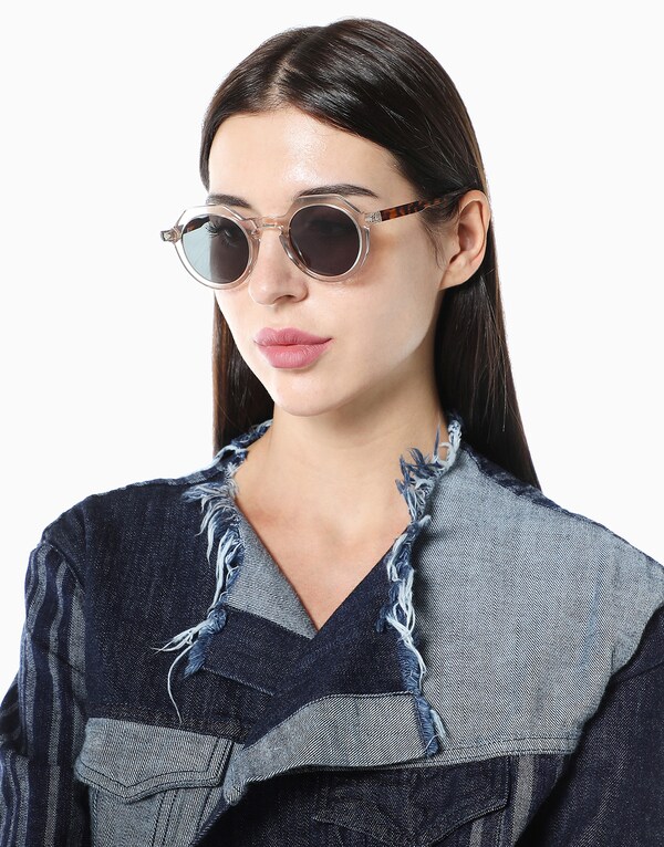 Black Oval Sunglasses