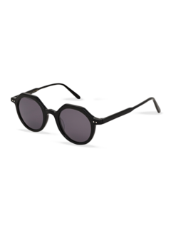 Blues Half-Octagon Sunglasses With Black Tinted Lenses