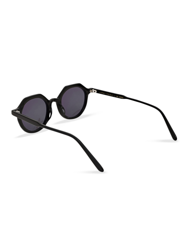 Blues Half-Octagon Sunglasses With Black Tinted Lenses