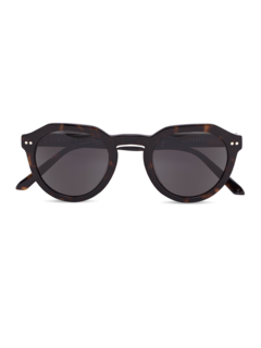 Dark Tortoise Shell Waterfront Sunglasses With Black Tinted Lenses
