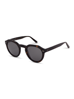 Dark Tortoise Shell Waterfront Sunglasses With Black Tinted Lenses