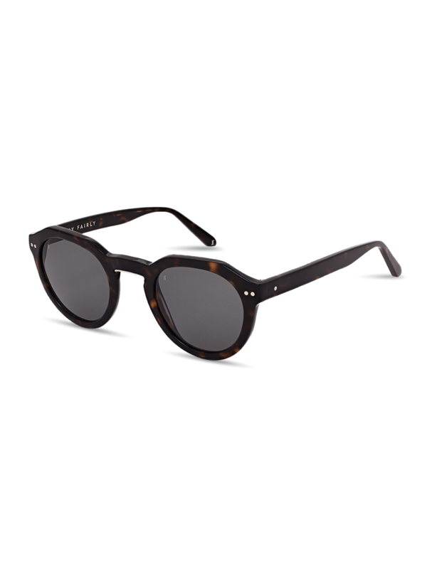 Dark Tortoise Shell Waterfront Sunglasses With Black Tinted Lenses