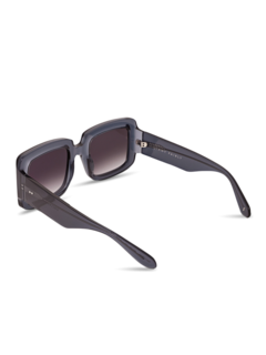 Dark Blue Mara Sunglasses With Gradient Lenses