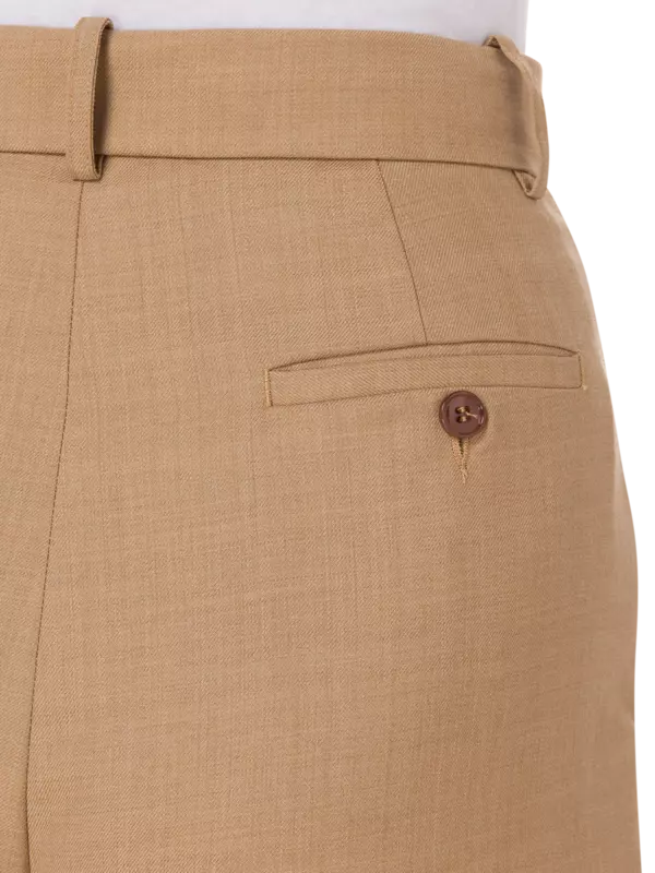 بنطال من الصوف بقصة رجالية