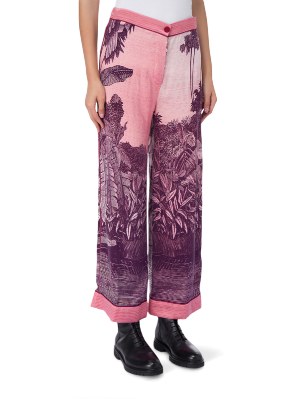 Jungle-Print Trousers