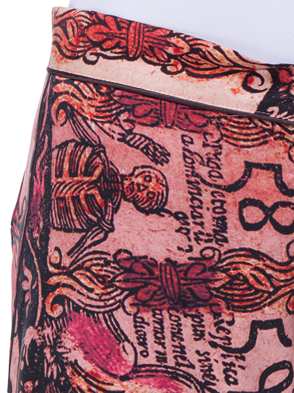 Printed Silk Trousers