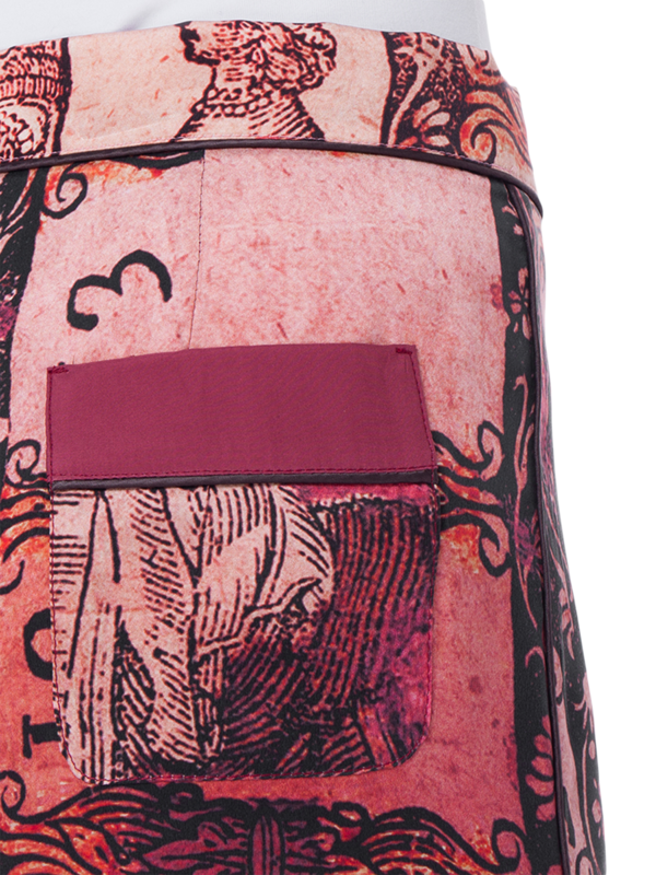 Printed Silk Trousers