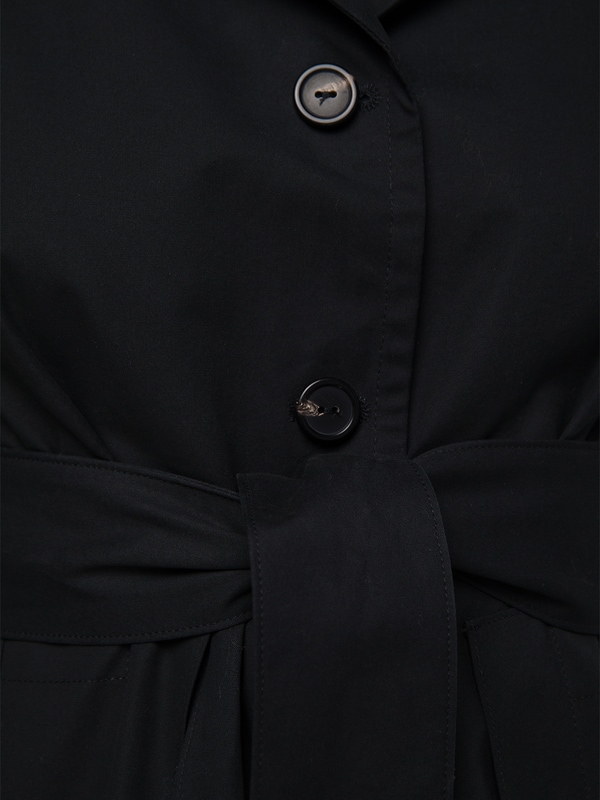 Loose-Fit Black Jacket With Multiple Straps