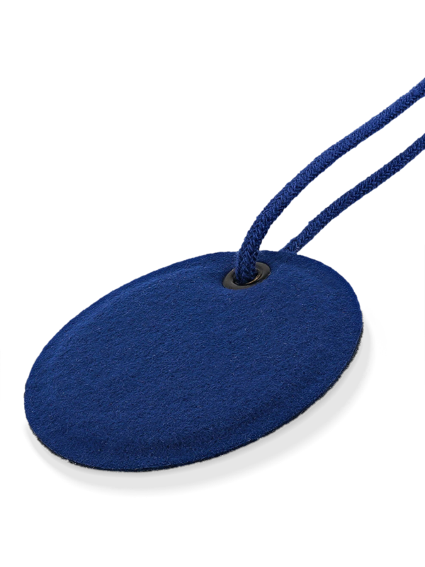 Felt Key Ring Blue