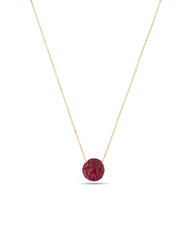 Gold and Violet Amethyst Meteor Pendant Necklace