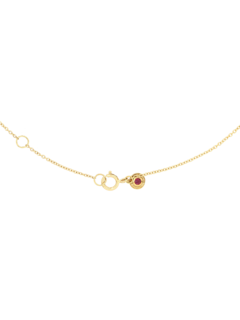 Gold and Violet Amethyst Meteor Pendant Necklace
