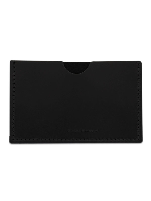 Leather and Felt Card Holder