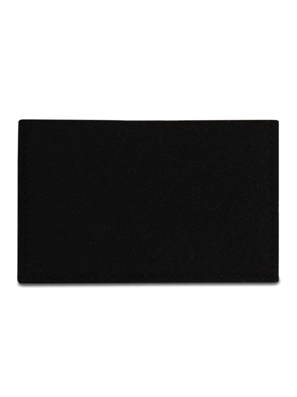 Leather and Felt Card Holder
