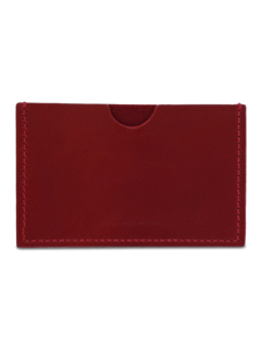 Leather and Felt Card Holder