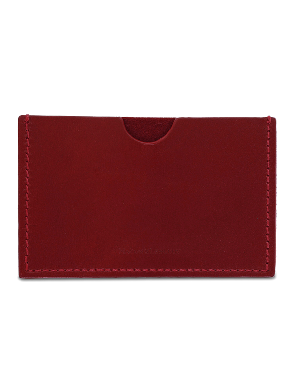 Leather and Felt Card Holder