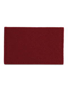 Leather and Felt Card Holder
