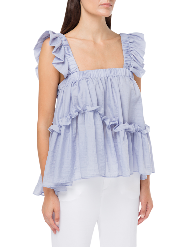 Mie Top in Crushed Ripstop