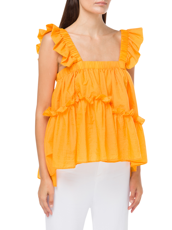 Mie Top in Crushed Ripstop