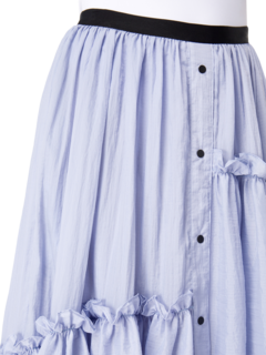 Embla Crushed Midi Skirt