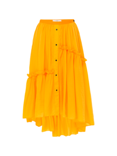 Embla Crushed Midi Skirt