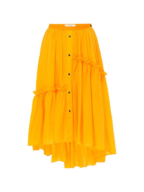 Embla Crushed Midi Skirt