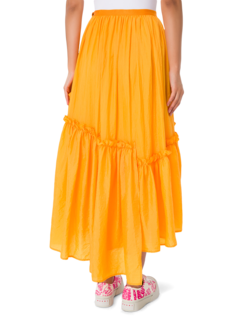 Embla Crushed Midi Skirt