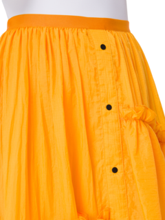 Embla Crushed Midi Skirt