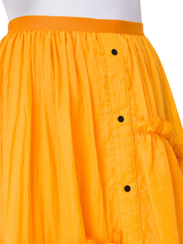 Embla Crushed Midi Skirt