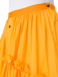 Embla Crushed Midi Skirt