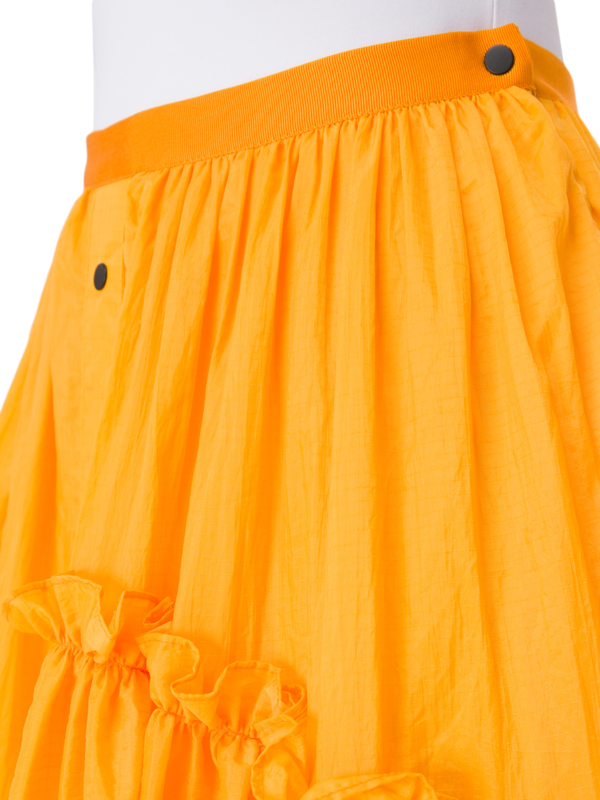 Embla Crushed Midi Skirt