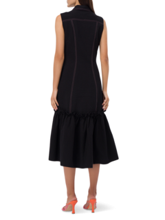 Thea Seersucker Midi Dress