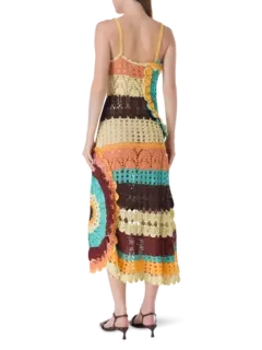 فستان إيزولدا طويل من الكروشيه