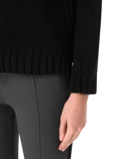 كارديجان محبوك مزين بالريش