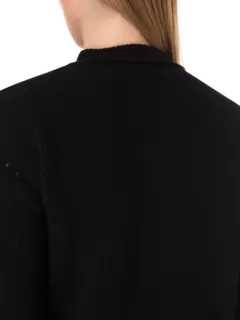 كارديجان محبوك مزين بالريش