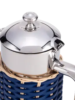 إبريق رينيس من الخيزران والجلد بسعة 600 مل