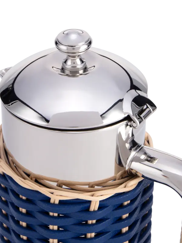 إبريق رينيس من الخيزران والجلد بسعة 600 مل