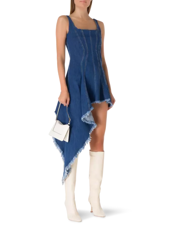 ACT N1 Sleeveless Asymmetric Denim Mini Dress | THAT ACT N1 Sleeveless Asymmetric Denim Mini Dress | THAT