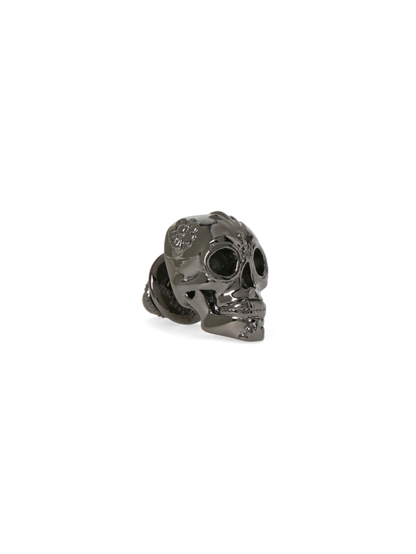 Silver Skull-Shaped Cufflinks