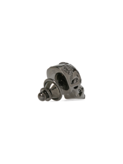 Silver Skull-Shaped Cufflinks