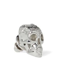 Silver Skull-Shaped Cufflinks