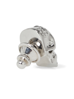 Silver Skull-Shaped Cufflinks